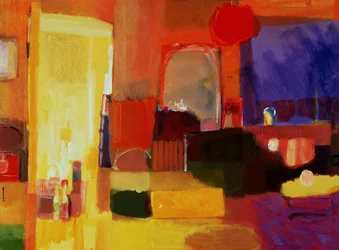 The Changing Room, 2000 (akryl på lerret)